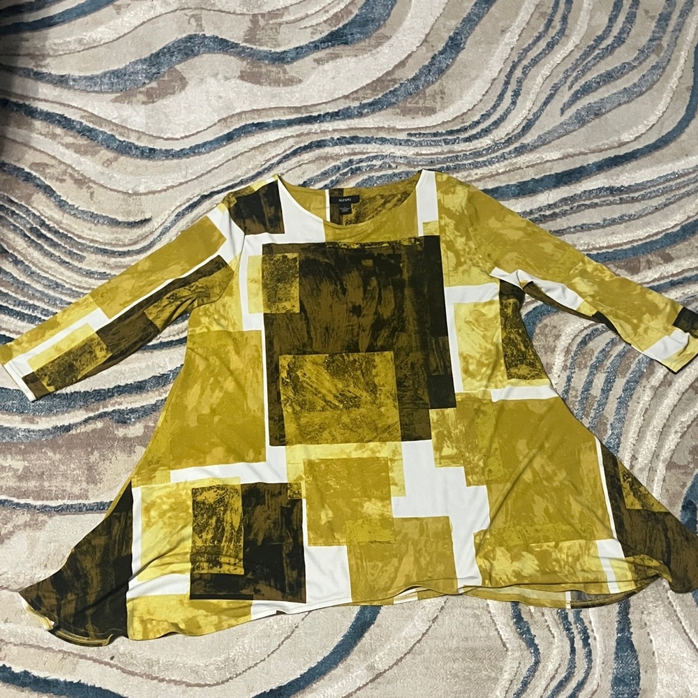 Alfani Kids Dress in Mustard and White